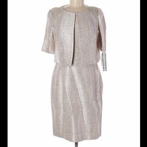 Kay Unger Cocktail Dress + Cardigan set BNWT